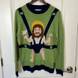 Tipsy Elves, Sweet Baby Jesus Ugly Christmas Sweater, Medium